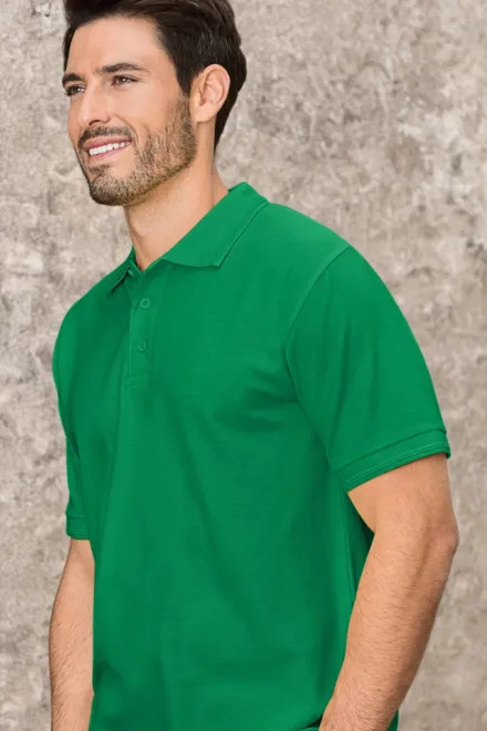 Polo ampia da uomo, erba verde