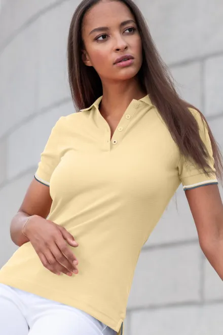 Polo classica da donna, vaniglia