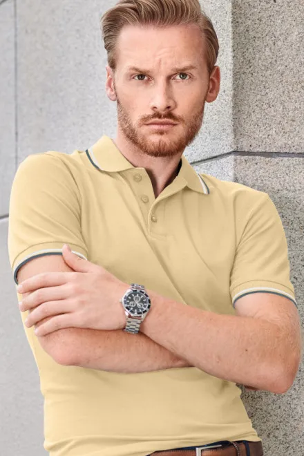 Polo classica da uomo, vaniglia