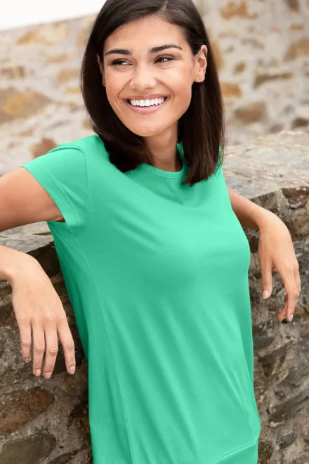 T-shirt da donna alla moda, menta