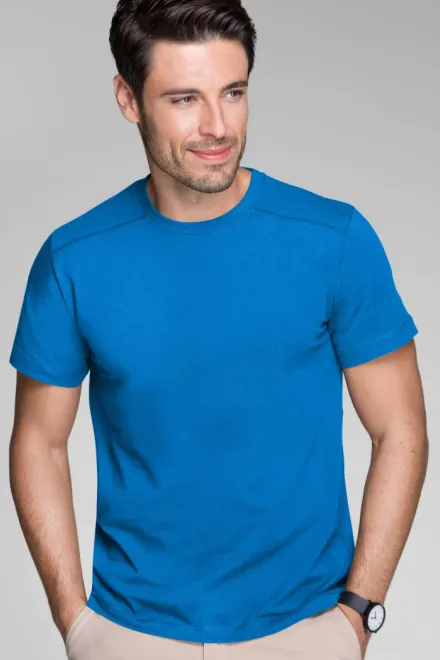 T-shirt da uomo decorata, oceano blu