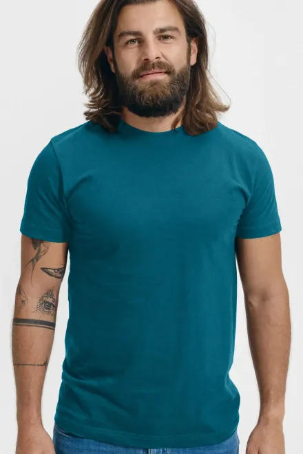 T-shirt unisex più pesante, petrol blue
