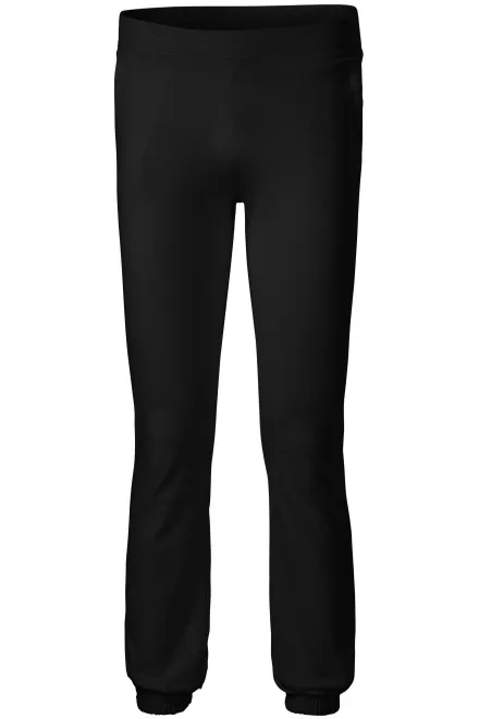 Pantaloni della tuta da donna con tasche - nero, 2XL