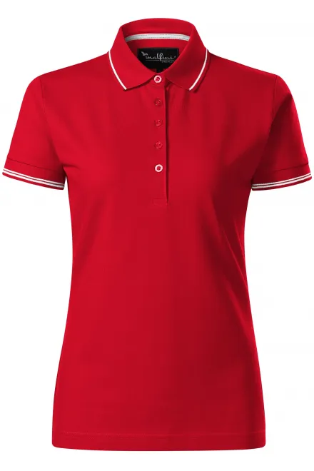 Polo da donna a maniche corte - formula red, S