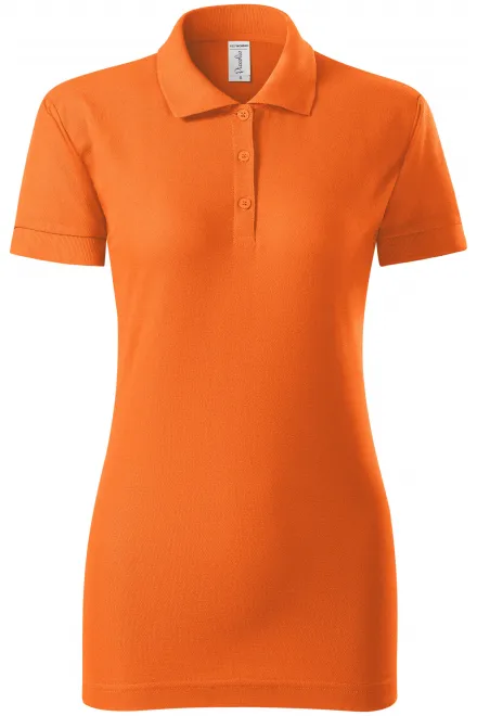 Polo donna aderente - arancia, S