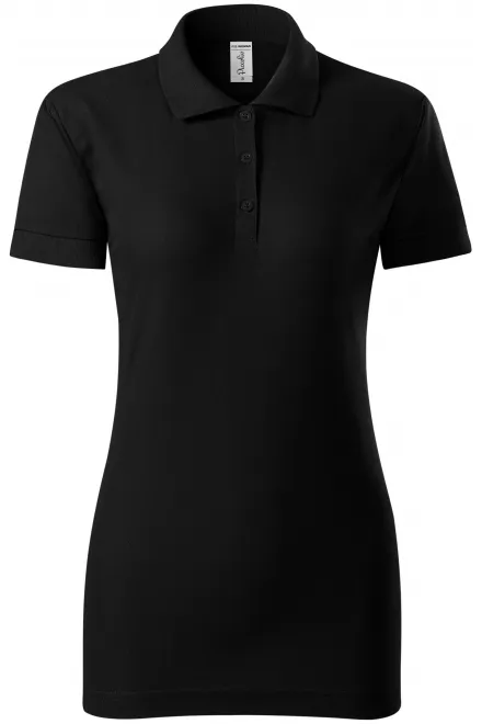 Polo donna aderente - nero, S
