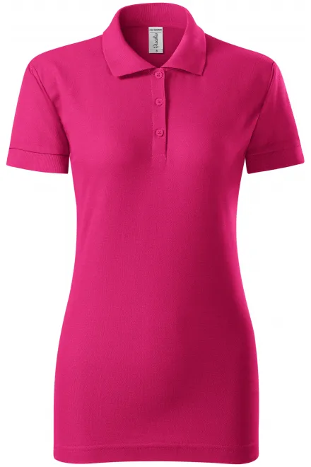 Polo donna aderente - viola, S