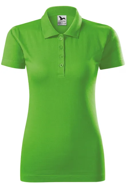 Polo donna slim fit - Mela verde, XS