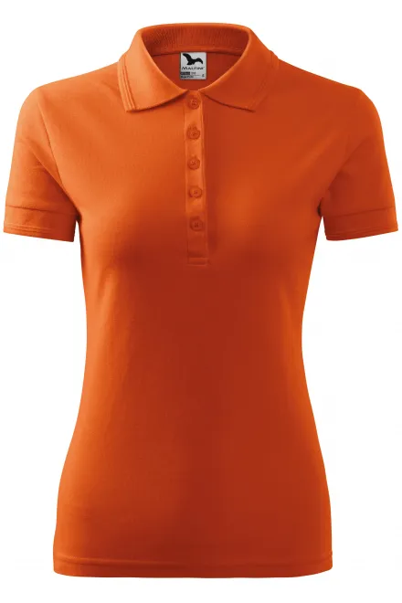Polo elegante da donna - arancia, S