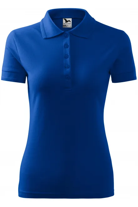 Polo elegante da donna - blu reale, S