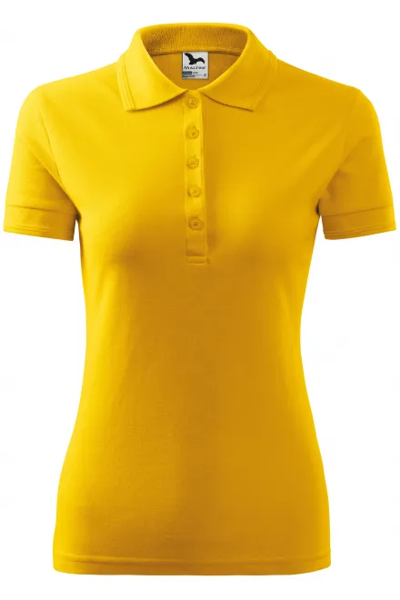 Polo elegante da donna - giallo, S