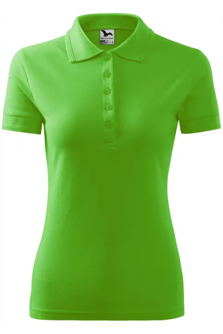 Polo elegante da donna - Mela verde, S