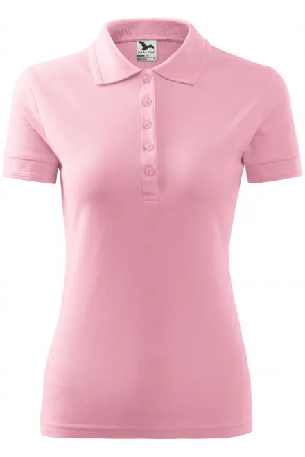 Polo elegante da donna - rosa, S