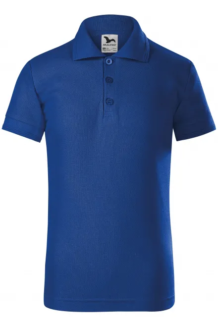 Polo per bambini - blu reale, 128 cm / 12 anni