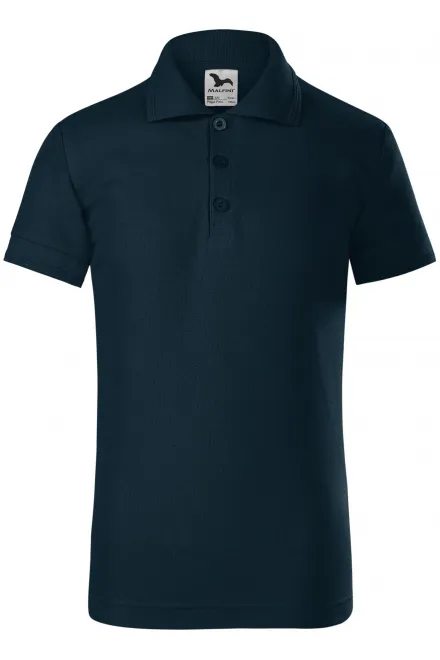 Polo per bambini - blu scuro, 128 cm / 12 anni