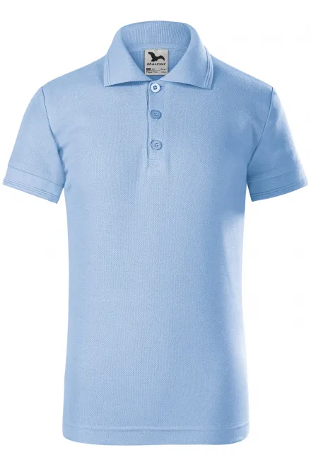 Polo per bambini - cielo blu, 128 cm / 12 anni
