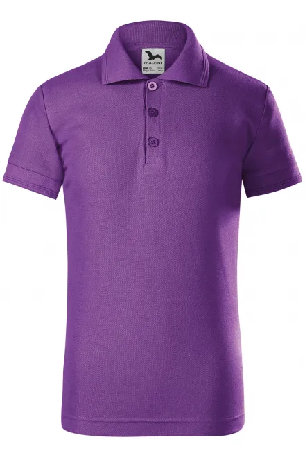 Polo per bambini - viola, 128 cm / 12 anni