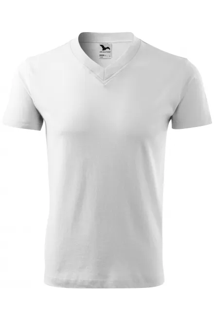 T-shirt a maniche corte, peso medio - bianco, 3XL