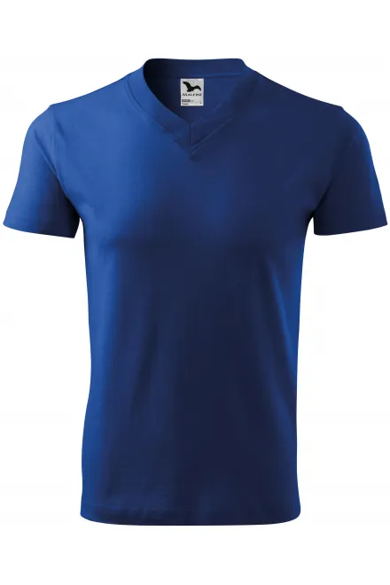T-shirt a maniche corte, peso medio - blu reale, 3XL