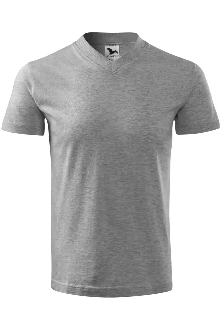 T-shirt a maniche corte, peso medio - marmo grigio scuro, 3XL