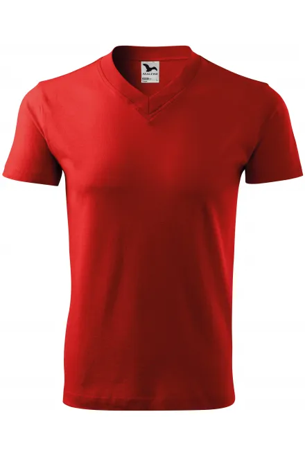 T-shirt a maniche corte, peso medio - rosso, 3XL