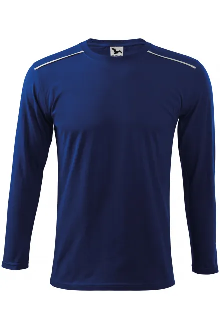 T-Shirt a maniche lunghe - blu reale, 3XL