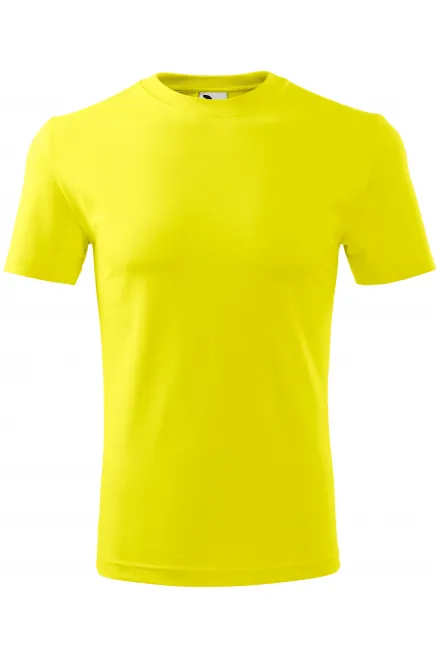 T-shirt classica da uomo - limone giallo, S