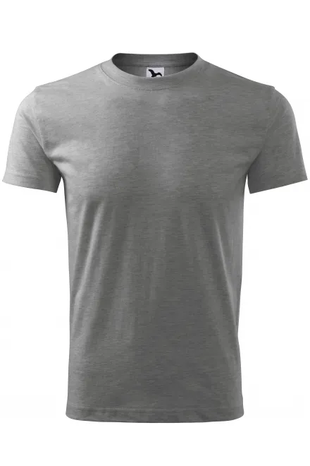 T-shirt classica da uomo - marmo grigio scuro, S