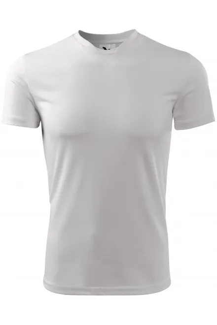T-shirt con scollo asimmetrico - bianco, S
