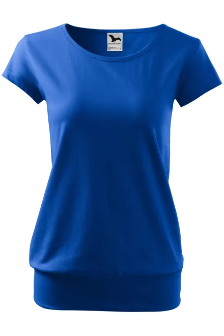 T-shirt da donna alla moda - blu reale, S