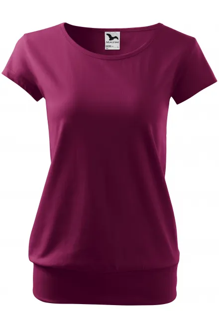 T-shirt da donna alla moda - fucsia, S