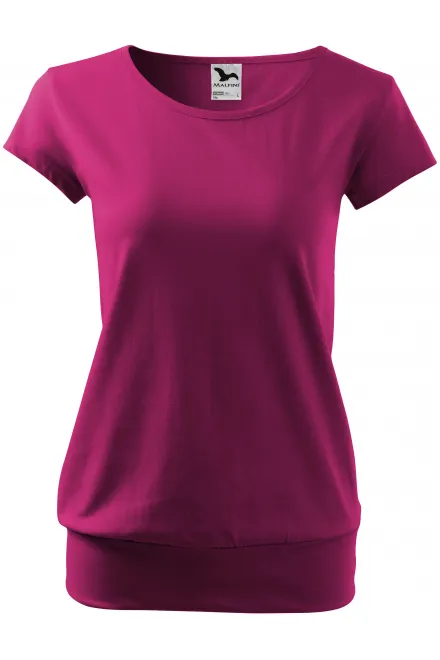 T-shirt da donna alla moda - fucsia, S