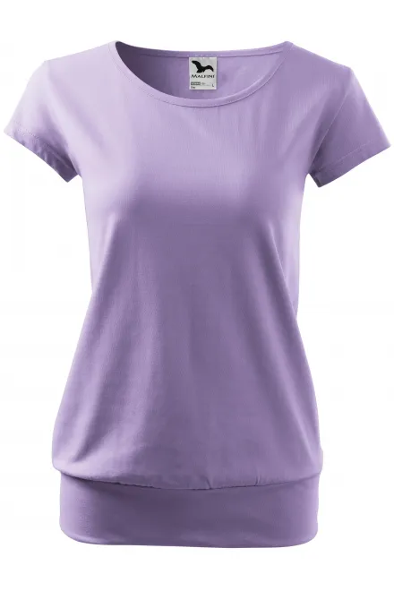 T-shirt da donna alla moda - lavanda, S