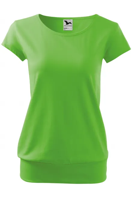 T-shirt da donna alla moda - Mela verde, S