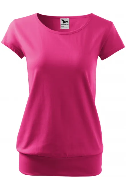 T-shirt da donna alla moda - viola, S