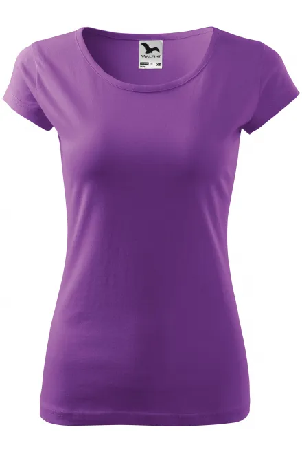 T-shirt da donna con maniche molto corte - viola, XS