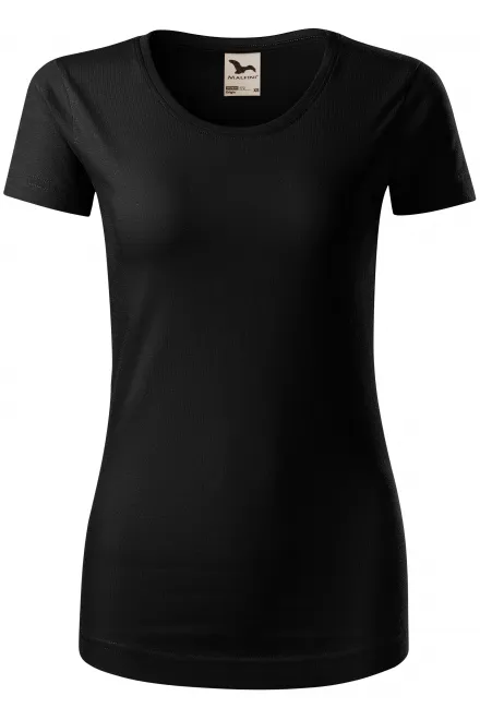 T-shirt da donna in cotone biologico - nero, L