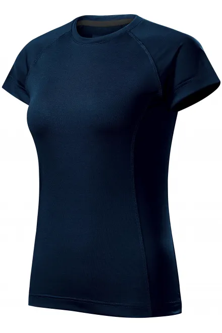 T-shirt da donna per lo sport, blu scuro
