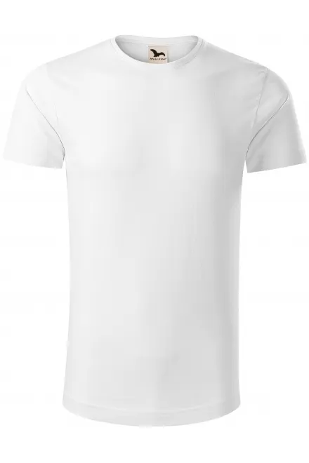T-shirt da uomo in cotone biologico - bianco, M