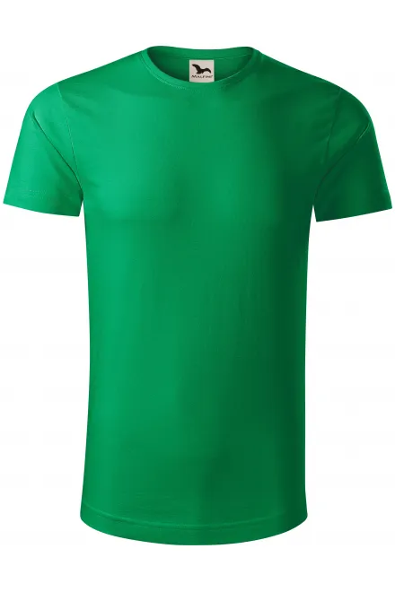T-shirt da uomo in cotone biologico - erba verde, M