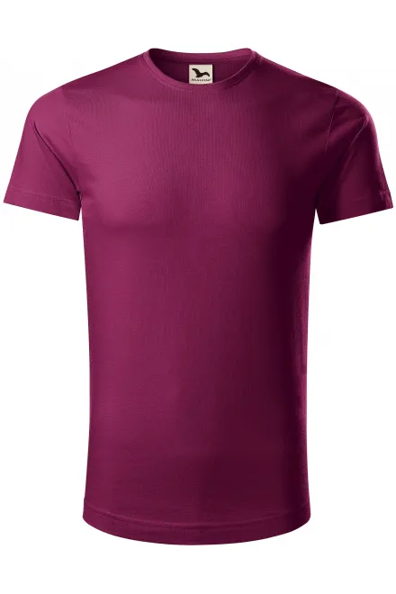 T-shirt da uomo in cotone biologico - fucsia, M