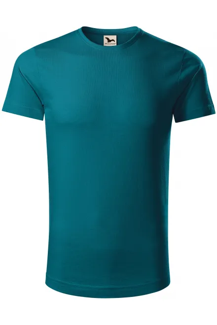 T-shirt da uomo in cotone biologico - petrol blue, M