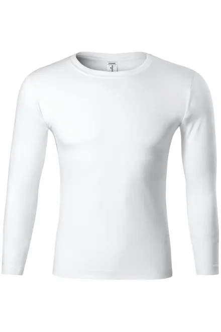 T-shirt leggera con maniche lunghe - bianco, XS