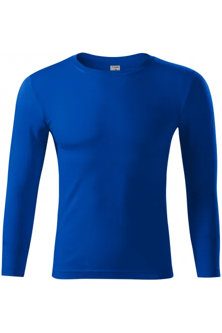 T-shirt leggera con maniche lunghe - blu reale, XS