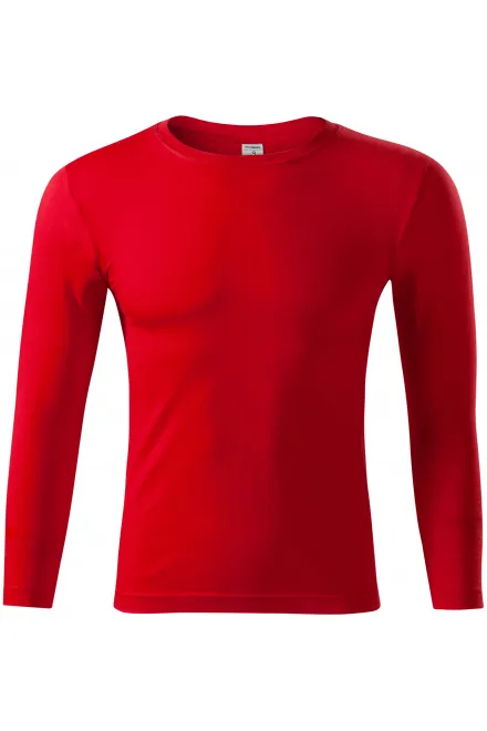 T-shirt leggera con maniche lunghe - rosso, XS