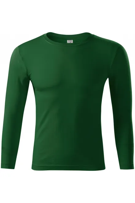 T-shirt leggera con maniche lunghe - verde bottiglia, XS