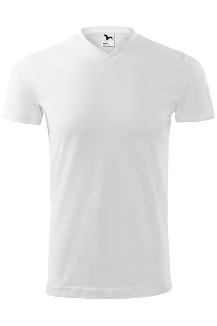T-shirt pesante con maniche corte - bianco, XL