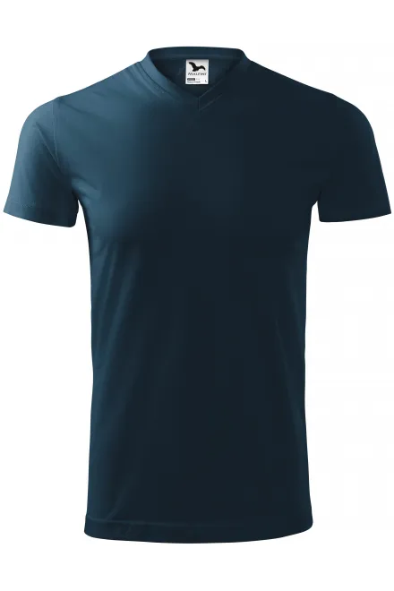 T-shirt pesante con maniche corte - blu scuro, XL