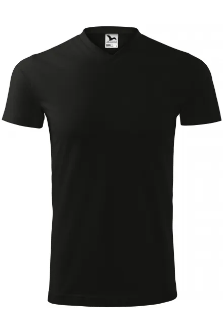 T-shirt pesante con maniche corte - nero, XL