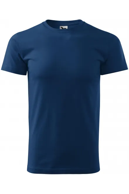 T-shirt semplice da uomo - blu notte, XS
